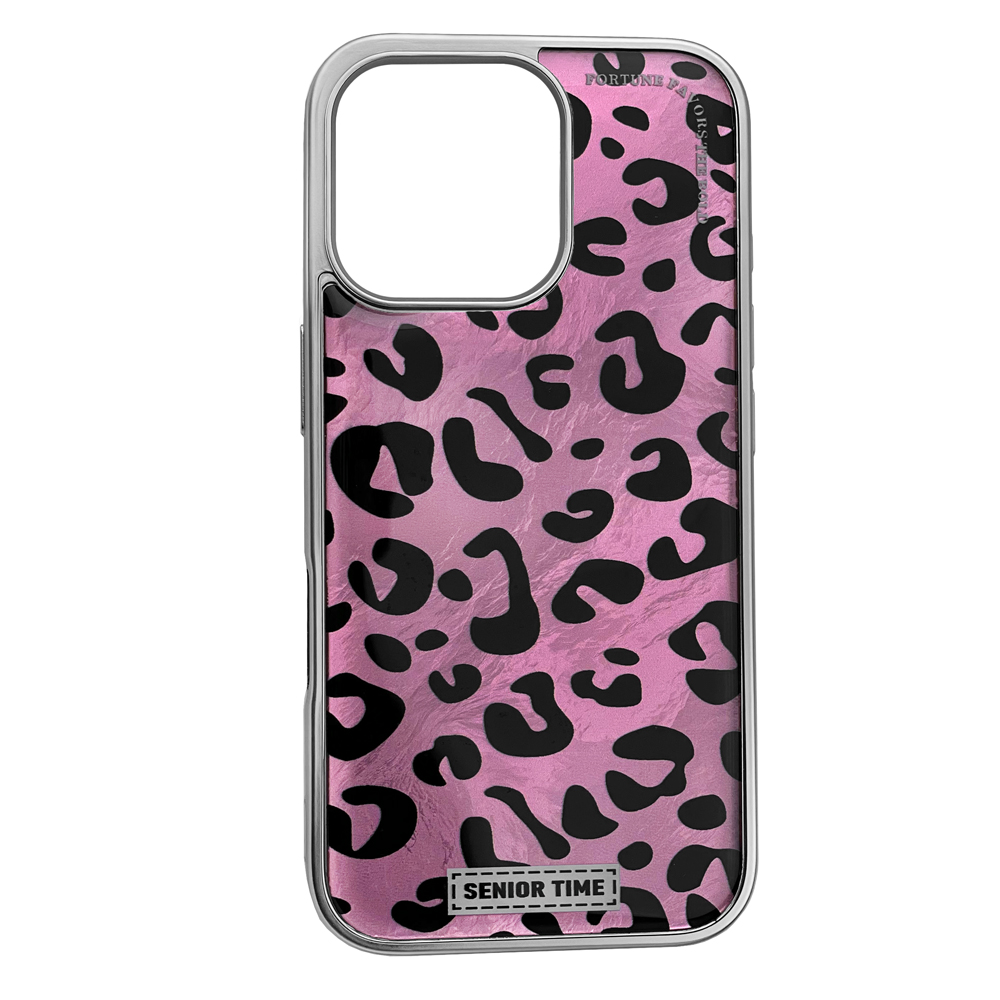 Чохол LEOPARD CASE для iPhone 16 Pro Max Pink-0